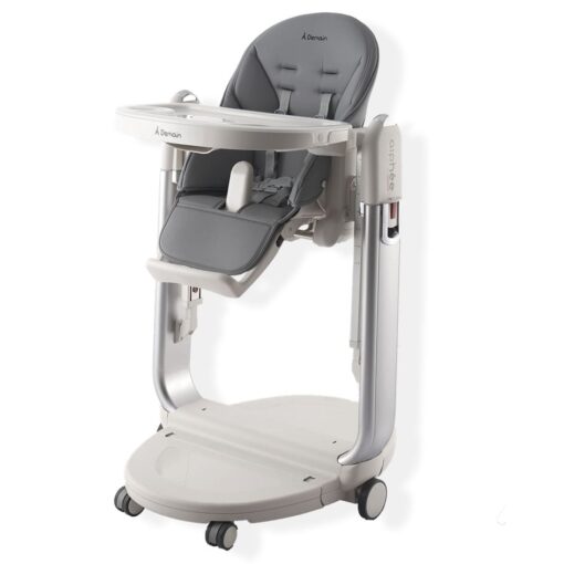 Internationally acclaimed & awarded A Demain highchair 3 in 1 Multifunctional Baby Highchair by StarAndDaisy (Grey)
