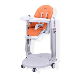 Internationally acclaimed & awarded A Demain highchair 3 in 1 Multifunctional Baby Highchair by StarAndDaisy (Orange)