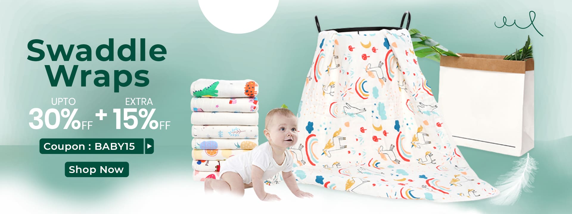 Newborn Baby Swaddle and Blankets