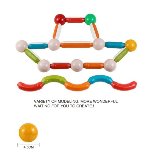 Smart Pocket Magnetic Bar and Balls (54pcs) - Image 4