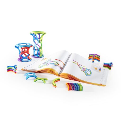 Magic Magnetic Building Blocks Set, 60 Piece Curved Magnetic Tiles, STEM Educational Construction Toy - Image 7