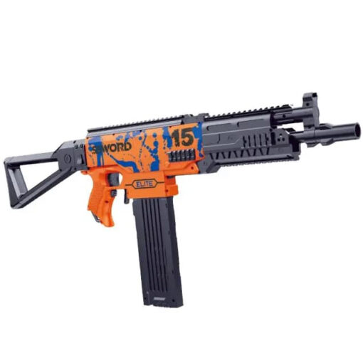 SSWORD М416 Automatic battery Children's submachine gun M416 with soft cartridges - Image 2