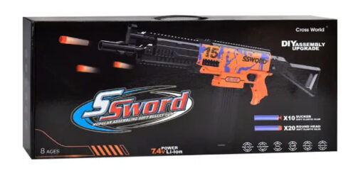 SSWORD М416 Automatic battery Children's submachine gun M416 with soft cartridges - Image 3