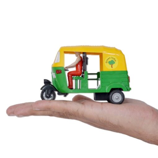 Centy Toys Plastic Pull Back Auto Rickshaw, Number Of Pieces: 1, Multicolour - Image 2