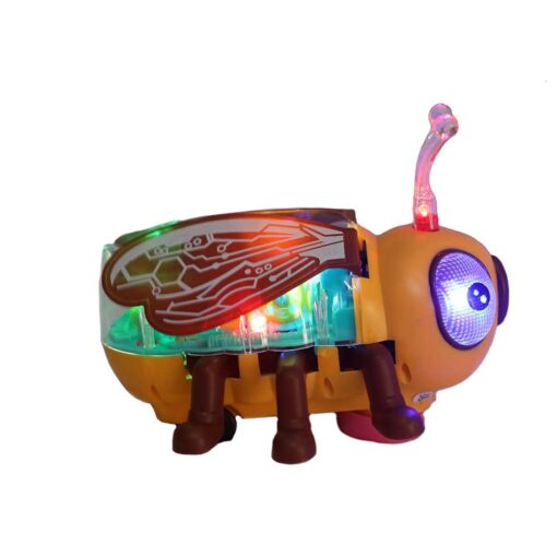 Lighting BEE Toy It's Lights and Sound Electric Car Model Toy, 360 Degree-auto-Rotating Wheels( Above 1 Year Kids Toy ) Pack of 1 pic - Image 6