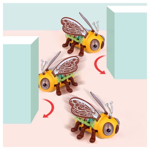 Lighting BEE Toy It's Lights and Sound Electric Car Model Toy, 360 Degree-auto-Rotating Wheels( Above 1 Year Kids Toy ) Pack of 1 pic - Image 7