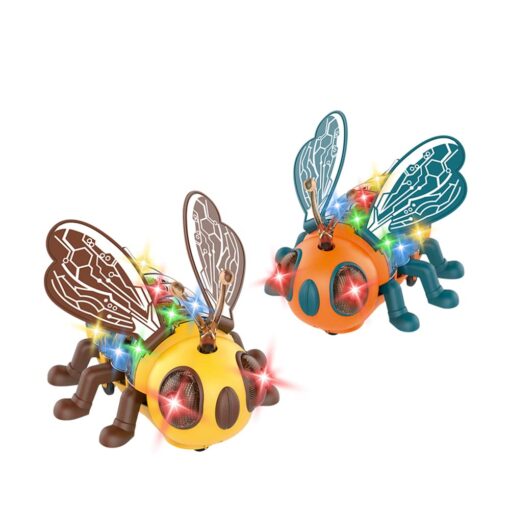 Lighting BEE Toy It's Lights and Sound Electric Car Model Toy, 360 Degree-auto-Rotating Wheels( Above 1 Year Kids Toy ) Pack of 1 pic - Image 4