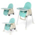 StarAndDaisy Comfort 3 in 1 Multifunctional High chair/Booster chair/Normal chair with detachable tray, Adjustable height, Soft cushion for kids/baby (Blue)