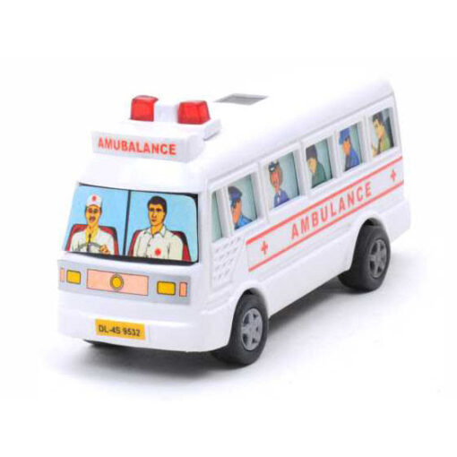 Centy Toys Mini Bus Ambulance (Assorted Color & Prints)