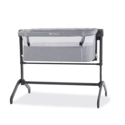 StarAndDaisy International Series 2 in 1 Bedside Crib And Cradle With Premium Aluminum Built for Infant Baby For Upto 2 Years (Grey KK)