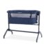 StarAndDaisy International Series 2 in 1 Bedside Crib And Cradle With Premium Aluminum Built for Infant Baby For Upto 2 Years (Navy Blue KK)