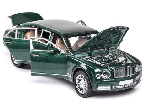 XLG 1:24 Diecast Metal Model Cars Light Pullback Scale Model Cars (Bentley Mulsanne Extended | M929F-1) - Image 7