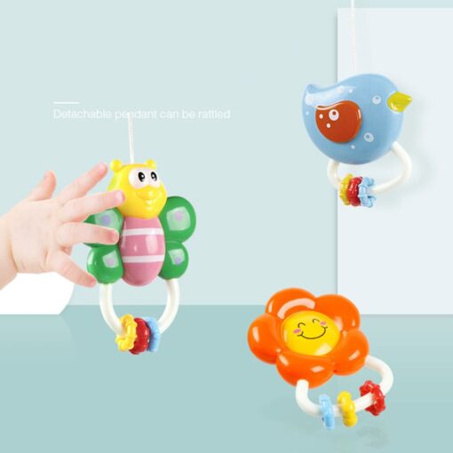 Musical Bed Bell Rattles Baby Crib Mobile with Hanging Rotating Educational Toys Music Box Carousel 3 Timer - Image 13
