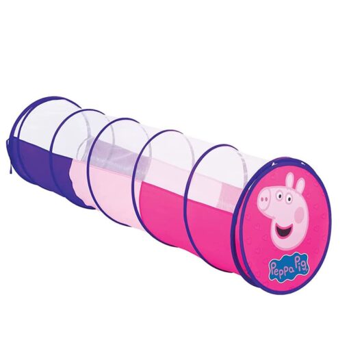 Pepa Pig Crawling Tent Tunnel for Kids Activity Toys Foldable Indoor Outdoor Play Tent - BIS Approved - Made in India - Image 7