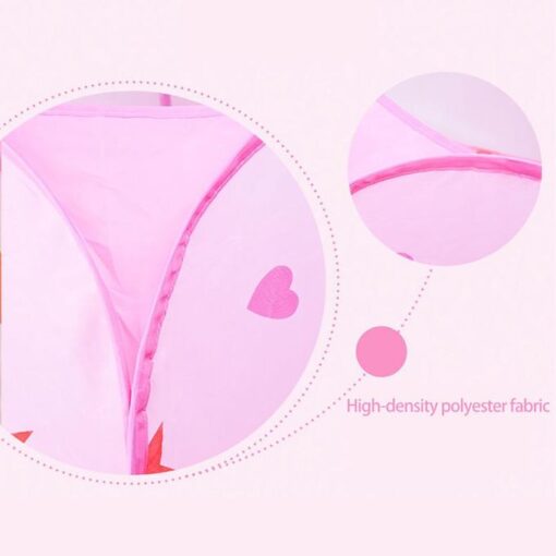Pink Star Pop-Up Tent  (Absorted Colour And Prints) - Image 5