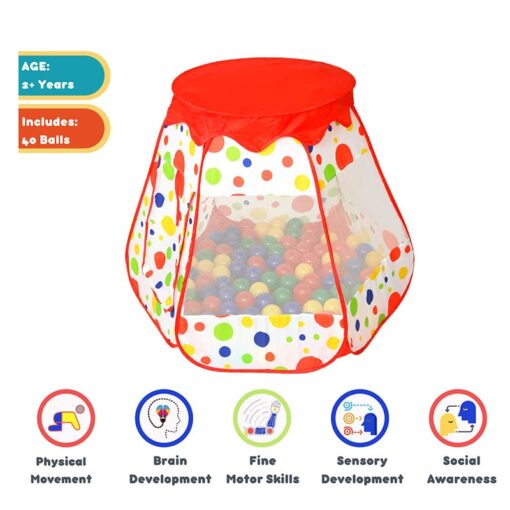 Red Star Pop-Up Tent  (Absorted Colour And Prints) - Image 2
