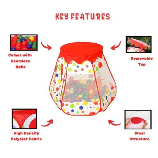 Red Star Pop-Up Tent  (Absorted Colour And Prints) - Image 3