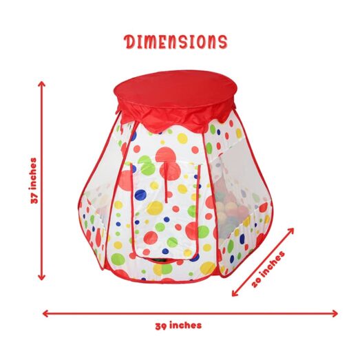 Red Star Pop-Up Tent  (Absorted Colour And Prints) - Image 5