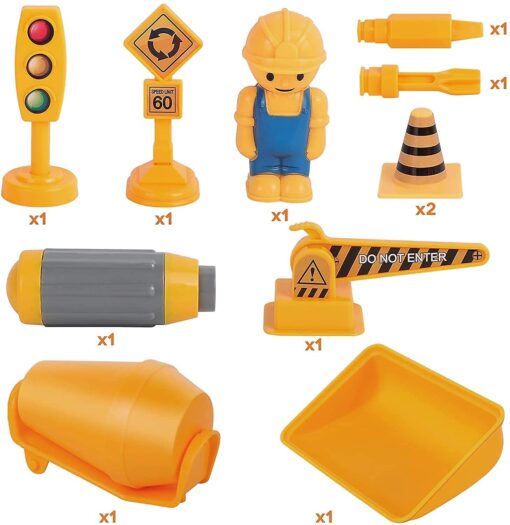 Take-Apart Construction Vehicles Excavators Truck Toy, 4 in 1 DIY Building Educational Gift Toy set, suitable for Boys and Girls 3 4 5 years old - Image 6