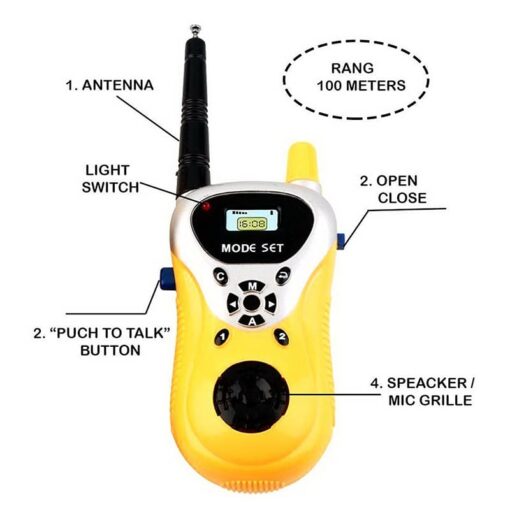 Battery Operated Walkie Talkie Set For Kids - Image 4