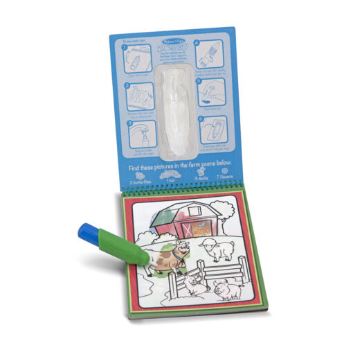 Melissa & Doug Water Wow Coloring Book Animals - Image 3
