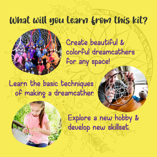 Kalakaram DIY Premium Dream Catcher Kit - Image 5