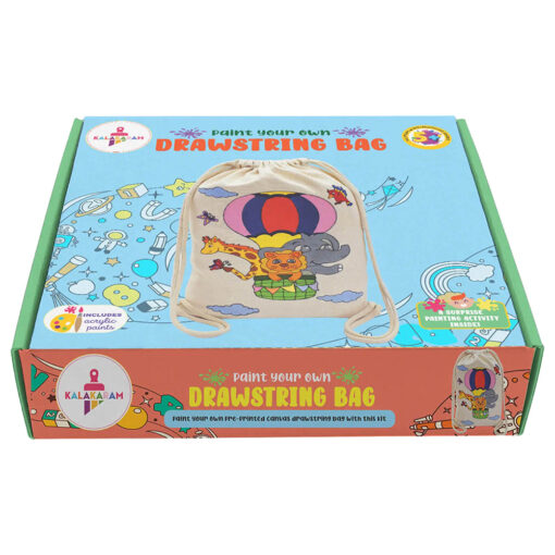 Kalakaram Paint Your Own Drawstring Bag