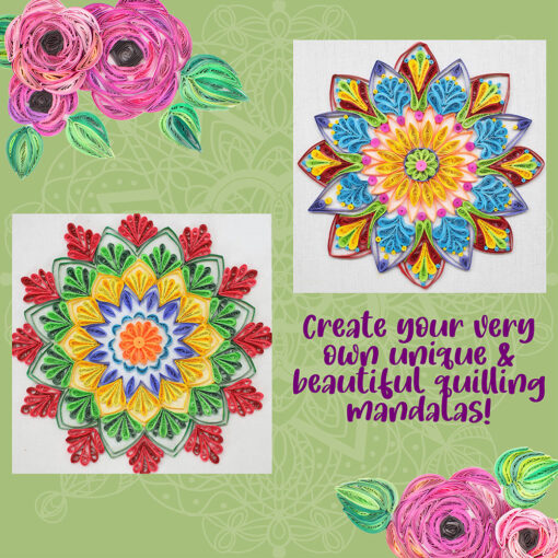 Kalakaram Quilling Mandala Kit - Image 3