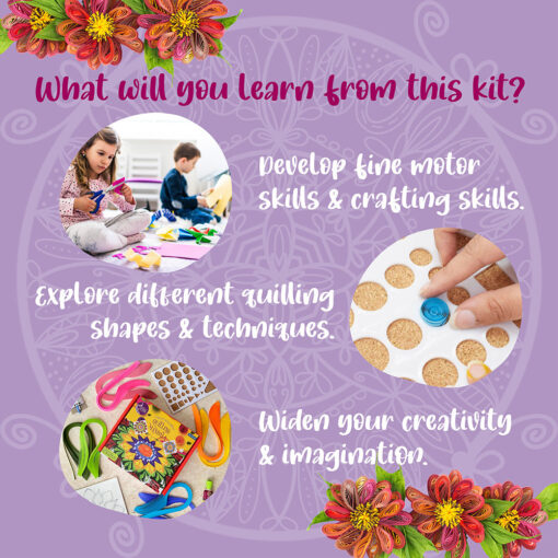 Kalakaram Quilling Mandala Kit - Image 5