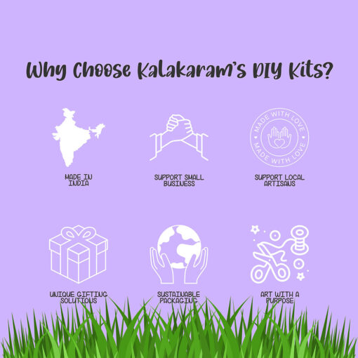 Kalakaram Paint Your Own Drawstring Bag - Image 7