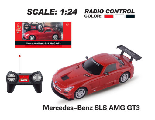 Road Burner L- Series Remote Control Mercedes Benz SLS AMG GT3 1:24 (Color May Vary)