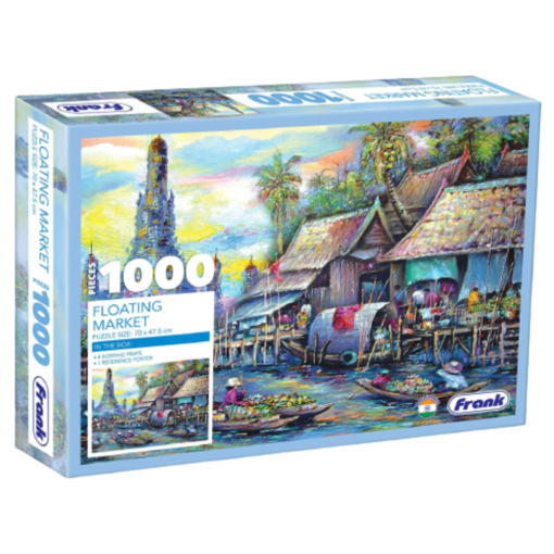 Frank Floating Market 1000 Pcs Puzzle 34019