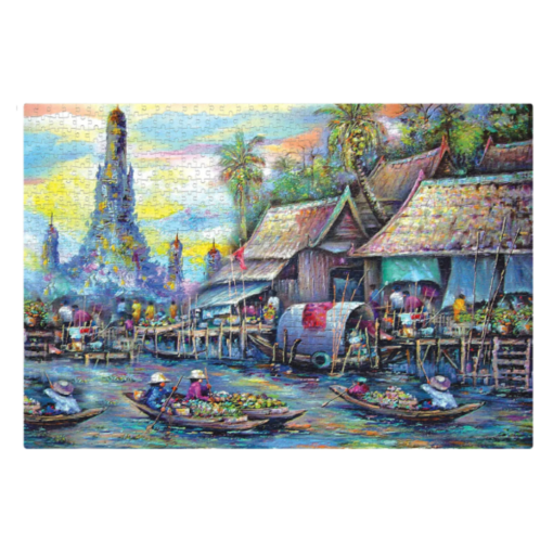 Frank Floating Market 1000 Pcs Puzzle 34019 - Image 2