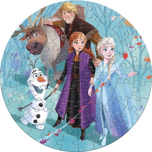 Frank Frozen 2 Round Puzzle 66 Pcs 13802 - Image 2