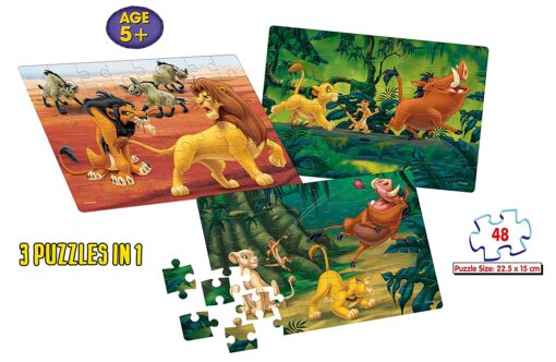 Frank Lion King Puzzle 48*3 11316 - Image 3