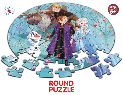 Frank Frozen 2 Round Puzzle 66 Pcs 13802 - Image 4