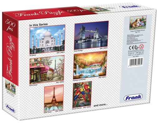 Frank Puppy and Rabbits Puzzle 500 Pcs 33923 - Image 5