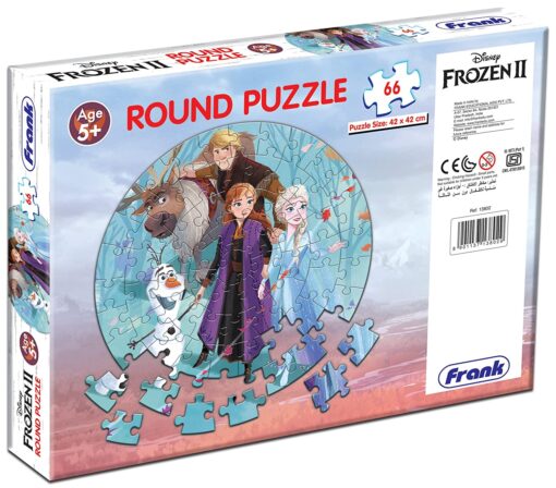 Frank Frozen 2 Round Puzzle 66 Pcs 13802 - Image 5