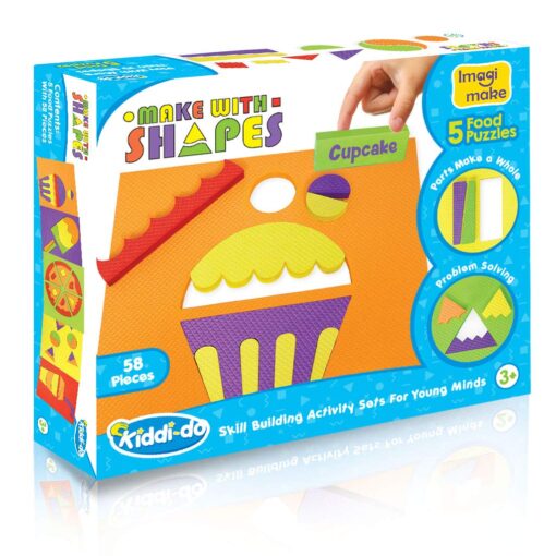 Make With Shapes 5 Food Puzzles