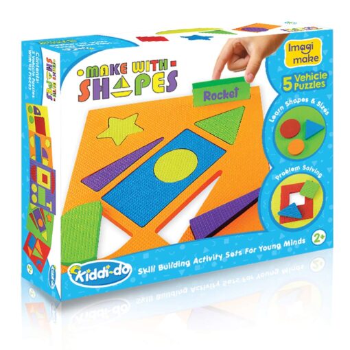 Make With Shapes 5 Vehicles Puzzle