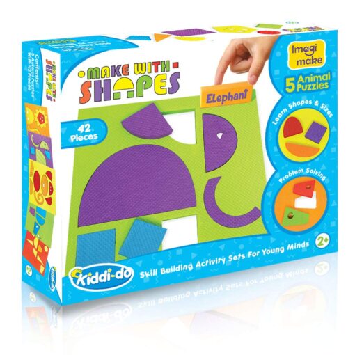 Make With Shapes 5 Animal Puzzles