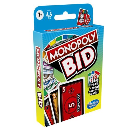Monopoly Bid Game, Quick-Playing Card Game