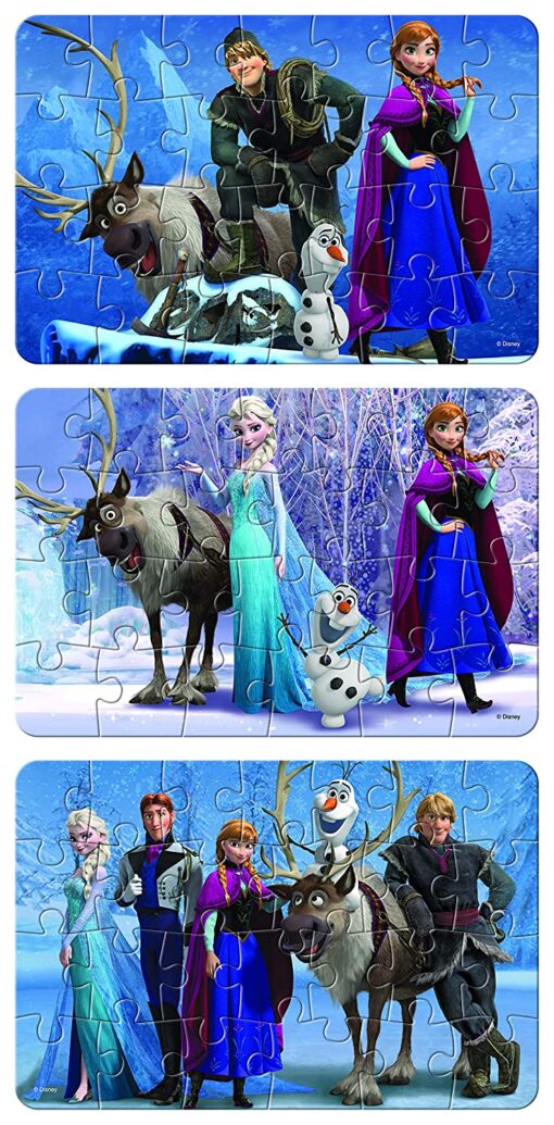 Frank Frozen 3 in 1 Puzzle - Image 2