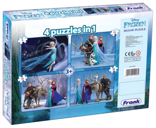 Frank Frozen 4 in 1 Puzzle - Image 4