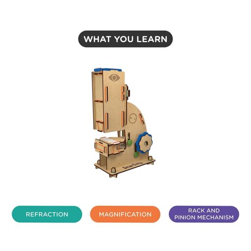 Microscope Toy for Kids - Educational and Construction Activity Game Age 8 to 14 - Image 3