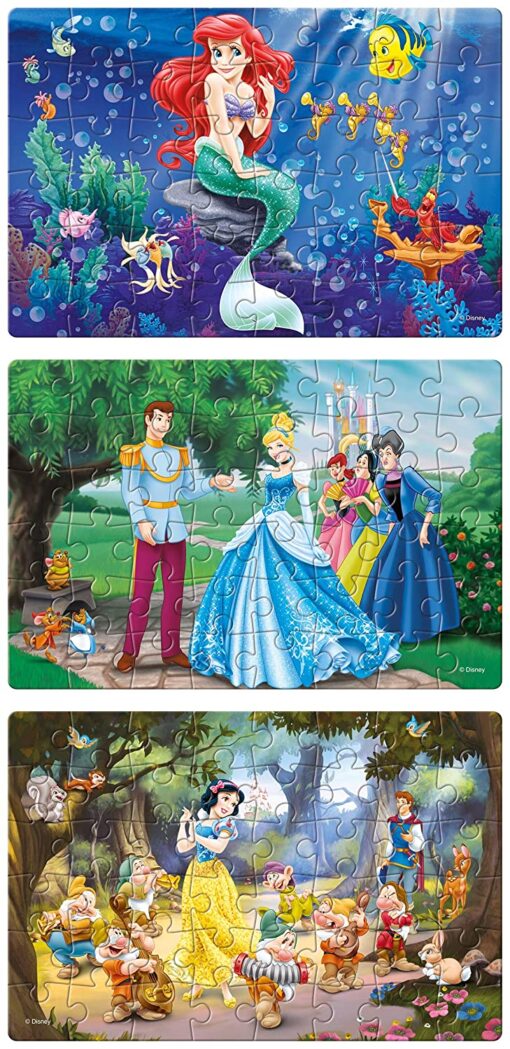 Frank Disney Princess 3 in 1 Puzzle - Image 2