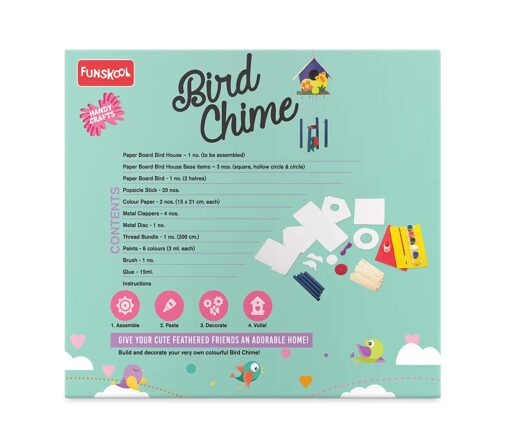 Funskool - Handycrafts Bird Chime Bead House - Image 4