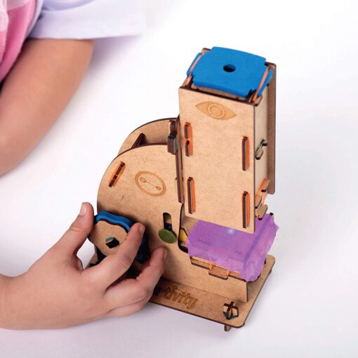 Microscope Toy for Kids - Educational and Construction Activity Game Age 8 to 14 - Image 4