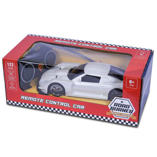 Road Burner Extreme - Remote Control Racing Car for Kids (White) - Image 5