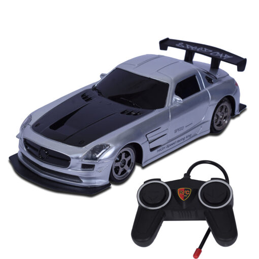 Road Burner Extreme - Remote Control Racing Car for Kids (Silver)
